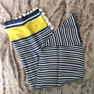 NWOT Stella & Dot Striped Tassel Scarf